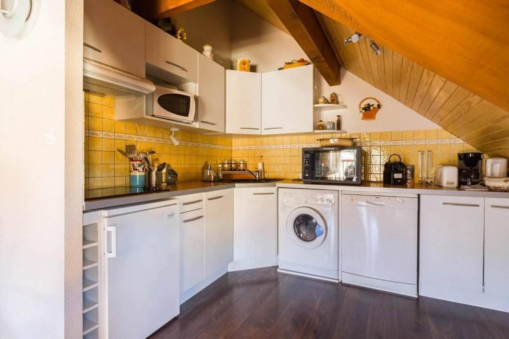 Appartement Style Chalet A Saint Lary Soulan. エクステリア 写真